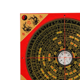 Maxbell Feng Shui Compass Luo Pan Bagua Square Luopan for Hiking Camping Backpacking 16cm