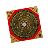 Maxbell Feng Shui Compass Luo Pan Bagua Square Luopan for Hiking Camping Backpacking 18.5cm
