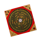 Maxbell Feng Shui Compass Luo Pan Bagua Square Luopan for Hiking Camping Backpacking 18.5cm