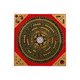 Maxbell Feng Shui Compass Luo Pan Bagua Square Luopan for Hiking Camping Backpacking 18.5cm