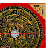 Maxbell Feng Shui Compass Luo Pan Bagua Square Luopan for Hiking Camping Backpacking 18.5cm