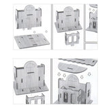 Maxbell 3D Wooden Puzzle Game Cottage Durable Kids for Indoor Kitchen Farmhouse