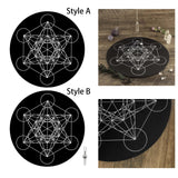 Maxbell Tarot Tablecloth Portable Tarot Board Game Mat for Counselors Playing Office Style A