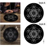 Maxbell Tarot Tablecloth Portable Tarot Board Game Mat for Counselors Playing Office Style A