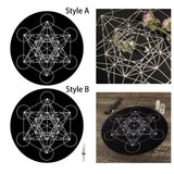Maxbell Tarot Tablecloth Portable Tarot Board Game Mat for Counselors Playing Office Style A