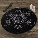 Maxbell Tarot Tablecloth Portable Tarot Board Game Mat for Counselors Playing Office Style A