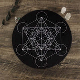 Maxbell Tarot Tablecloth Portable Tarot Board Game Mat for Counselors Playing Office Style A