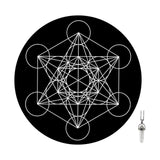 Maxbell Tarot Tablecloth Portable Tarot Board Game Mat for Counselors Playing Office Style B