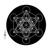 Maxbell Tarot Tablecloth Portable Tarot Board Game Mat for Counselors Playing Office Style B