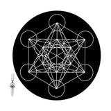 Maxbell Tarot Tablecloth Portable Tarot Board Game Mat for Counselors Playing Office Style B