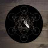 Maxbell Tarot Tablecloth Portable Tarot Board Game Mat for Counselors Playing Office Style B