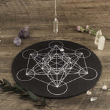 Maxbell Tarot Tablecloth Portable Tarot Board Game Mat for Counselors Playing Office Style B