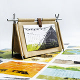 Maxbell Desk Calendar 2024 Camping Tent Calendar Decorative for Business Office Home
