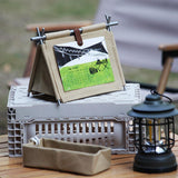 Maxbell Desk Calendar 2024 Camping Tent Calendar Decorative for Business Office Home