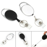 Maxbell Retractable Keyring Elastic Multifunctional Durable for Backpack Purpse Bags White