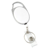 Maxbell Retractable Keyring Elastic Multifunctional Durable for Backpack Purpse Bags White