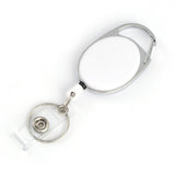 Maxbell Retractable Keyring Elastic Multifunctional Durable for Backpack Purpse Bags White