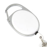 Maxbell Retractable Keyring Elastic Multifunctional Durable for Backpack Purpse Bags White