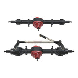 Maxbell RC Front and Rear Axle Housing DIY Accs Spare Model Toy for MN82 D91 1/12 RC Black Front Rear