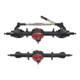 Maxbell RC Front and Rear Axle Housing DIY Accs Spare Model Toy for MN82 D91 1/12 RC Black Front Rear