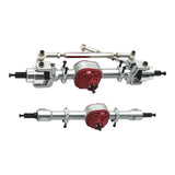Maxbell RC Front and Rear Axle Housing DIY Accs Spare Model Toy for MN82 D91 1/12 RC Silver Front Rear