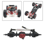 Maxbell RC Front and Rear Axle Housing DIY Accs Spare Model Toy for MN82 D91 1/12 RC Black Front