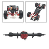 Maxbell RC Front and Rear Axle Housing DIY Accs Spare Model Toy for MN82 D91 1/12 RC Black Rear