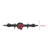 Maxbell RC Front and Rear Axle Housing DIY Accs Spare Model Toy for MN82 D91 1/12 RC Black Rear