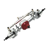 Maxbell RC Front and Rear Axle Housing DIY Accs Spare Model Toy for MN82 D91 1/12 RC Silver Front