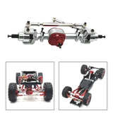 Maxbell RC Front and Rear Axle Housing DIY Accs Spare Model Toy for MN82 D91 1/12 RC Silver Front