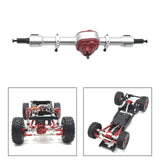 Maxbell RC Front and Rear Axle Housing DIY Accs Spare Model Toy for MN82 D91 1/12 RC Silver Rear