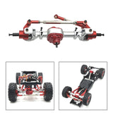 Maxbell RC Front and Rear Axle Housing DIY Accs Spare Model Toy for MN82 D91 1/12 RC Red Front
