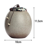 Maxbell Tea Canister with Seal Lid Tins Kitchen Canisters for Candy Dry Food Counter 550ml