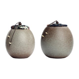 Maxbell Tea Canister with Seal Lid Tins Kitchen Canisters for Candy Dry Food Counter 550ml