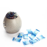 Maxbell Tea Canister with Seal Lid Tins Kitchen Canisters for Candy Dry Food Counter 550ml