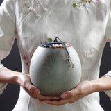 Maxbell Tea Canister with Seal Lid Tins Kitchen Canisters for Candy Dry Food Counter 550ml