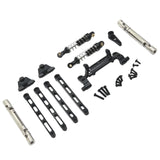 Maxbell Metal Shock Absorber Mount DIY RC Spare Parts for MN82 1:12 Scale RC Vehicle Black