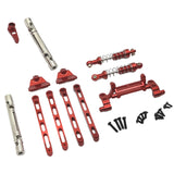 Maxbell Metal Shock Absorber Mount DIY RC Spare Parts for MN82 1:12 Scale RC Vehicle Red