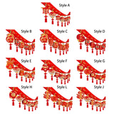 Maxbell Chinese New Year Banner Garland 2024 Hanging Decoration for Home Living Room Style A