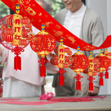 Maxbell Chinese New Year Banner Garland 2024 Hanging Decoration for Home Living Room Style I