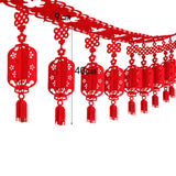 Maxbell Chinese New Year Banner Garland Pendants for Holidays Bedroom Indoor Outdoor Style A