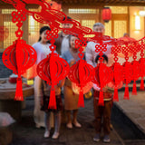 Maxbell Chinese New Year Banner Garland Pendants for Holidays Bedroom Indoor Outdoor Style B