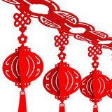 Maxbell Chinese New Year Banner Garland Pendants for Holidays Bedroom Indoor Outdoor Style B