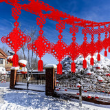 Maxbell Chinese New Year Banner Garland Pendants for Holidays Bedroom Indoor Outdoor Style C