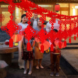 Maxbell Chinese New Year Banner Garland Pendants for Holidays Bedroom Indoor Outdoor Style C