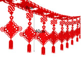 Maxbell Chinese New Year Banner Garland Pendants for Holidays Bedroom Indoor Outdoor Style C