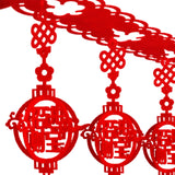 Maxbell Chinese New Year Banner Garland Pendants for Holidays Bedroom Indoor Outdoor Style E