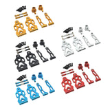 Maxbell RC Car Part Replacement Metal for 1/16 Scale RC Remote Control Car Hobby Car Red