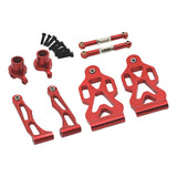 Maxbell RC Car Part Replacement Metal for 1/16 Scale RC Remote Control Car Hobby Car Red