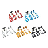 Maxbell RC Car Part Replacement Metal for 1/16 Scale RC Remote Control Car Hobby Car Red